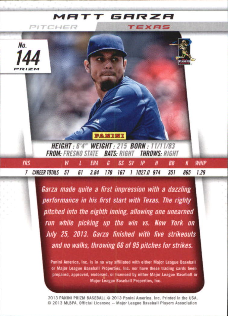 A6790- 2013 Panini Prizm Baseball Cards Group 3 -You Pick- 15+ FREE US SHIP - Picture 115 of 263