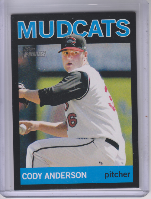 2013 Topps Heritage Minors Black #37 Cody Anderson
