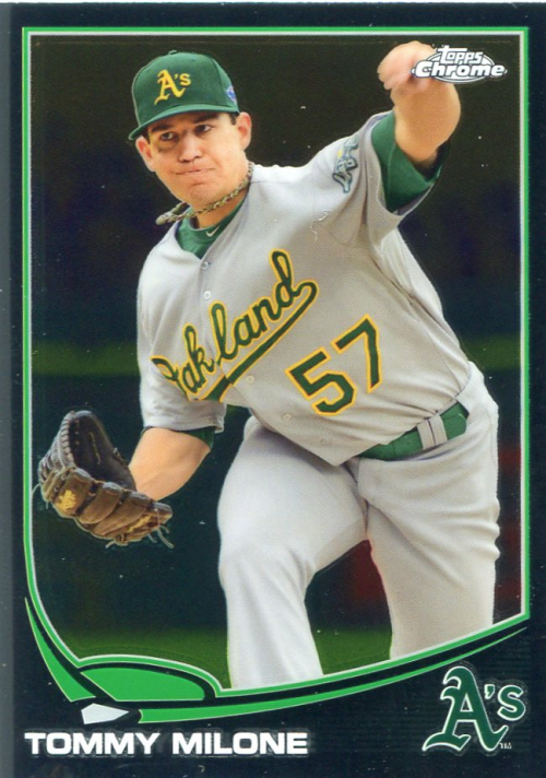 2013 Topps Chrome #198 Tommy Milone