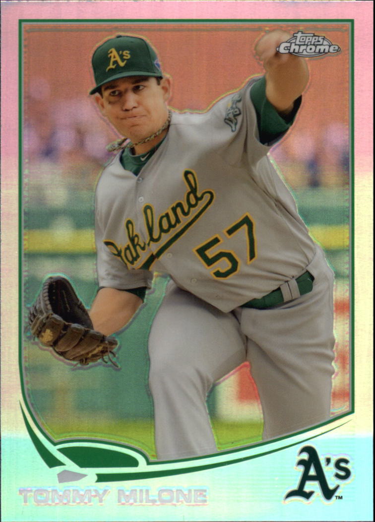 2013 Topps Chrome Refractors #198 Tommy Milone