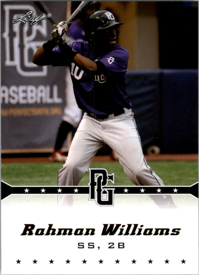 2013 Leaf Perfect Game #35 Rahman Williams