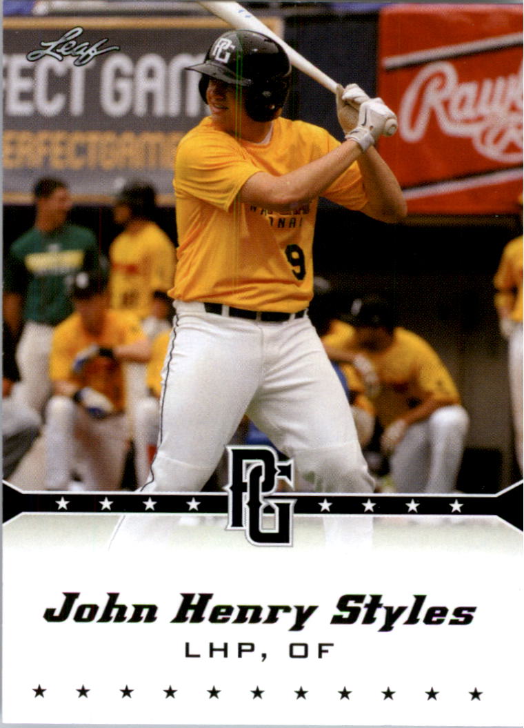 2013 Leaf Perfect Game #105 John Henry Styles