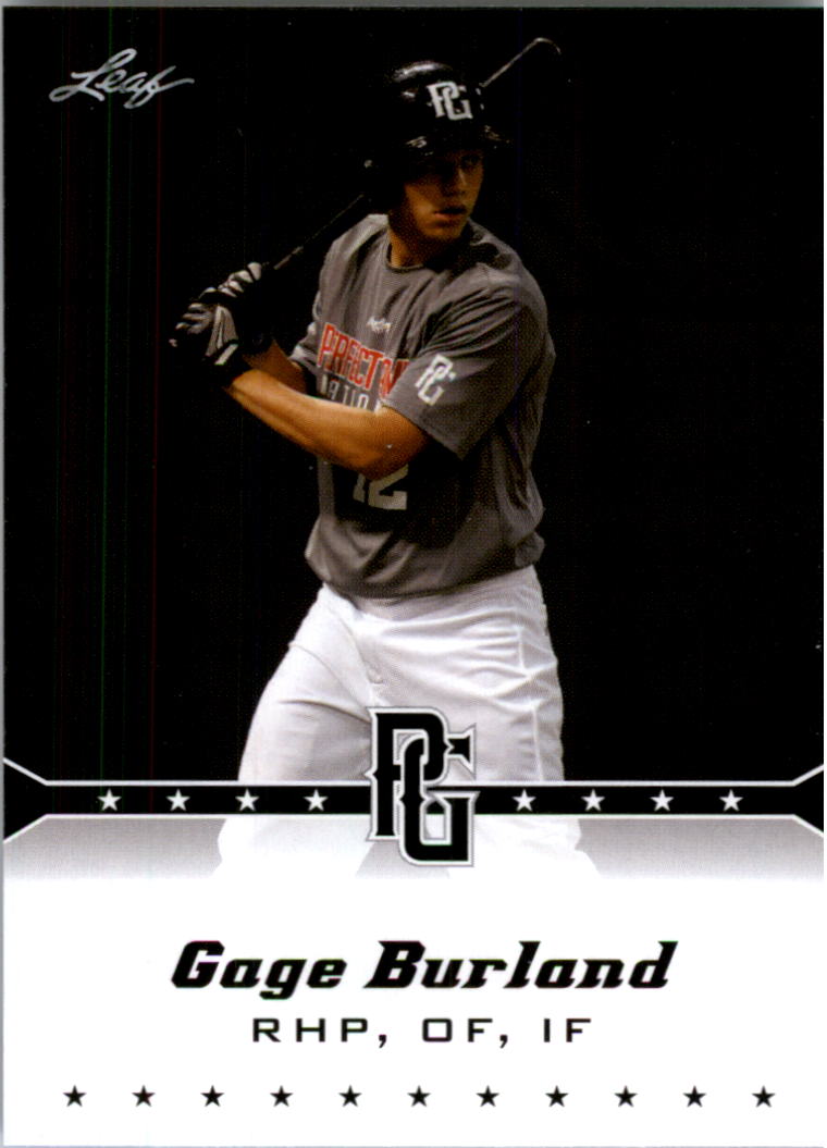 2013 Leaf Perfect Game #124 Gage Burland