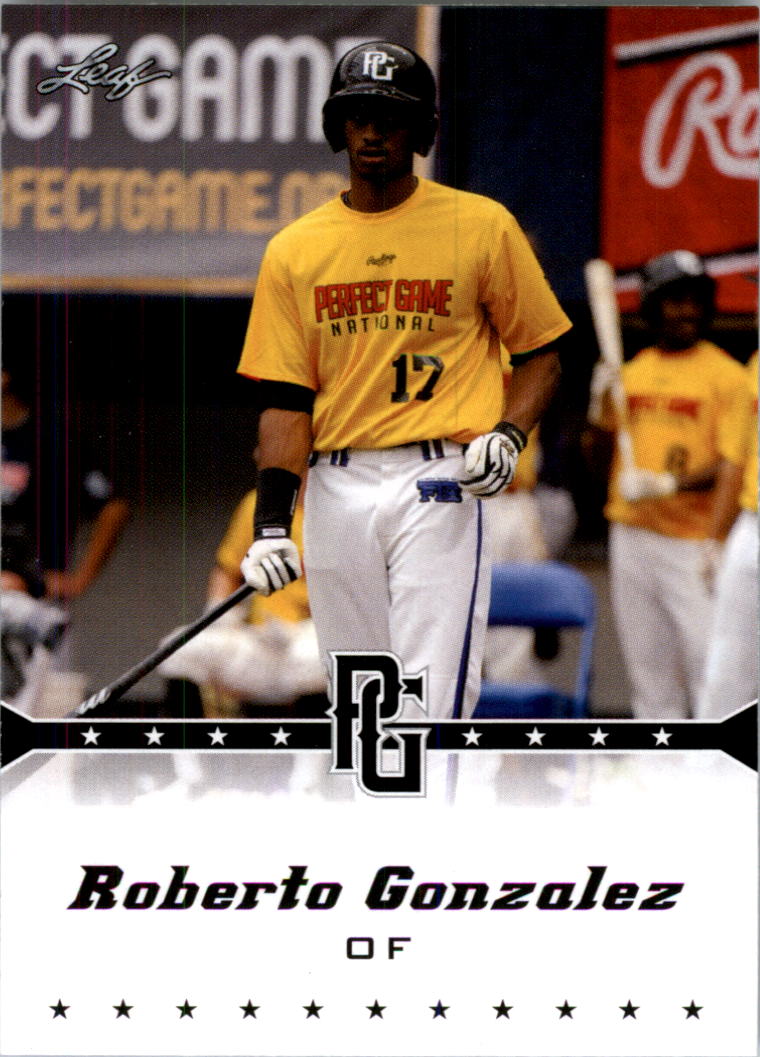 2013 Leaf Perfect Game #180 Roberto Gonzalez