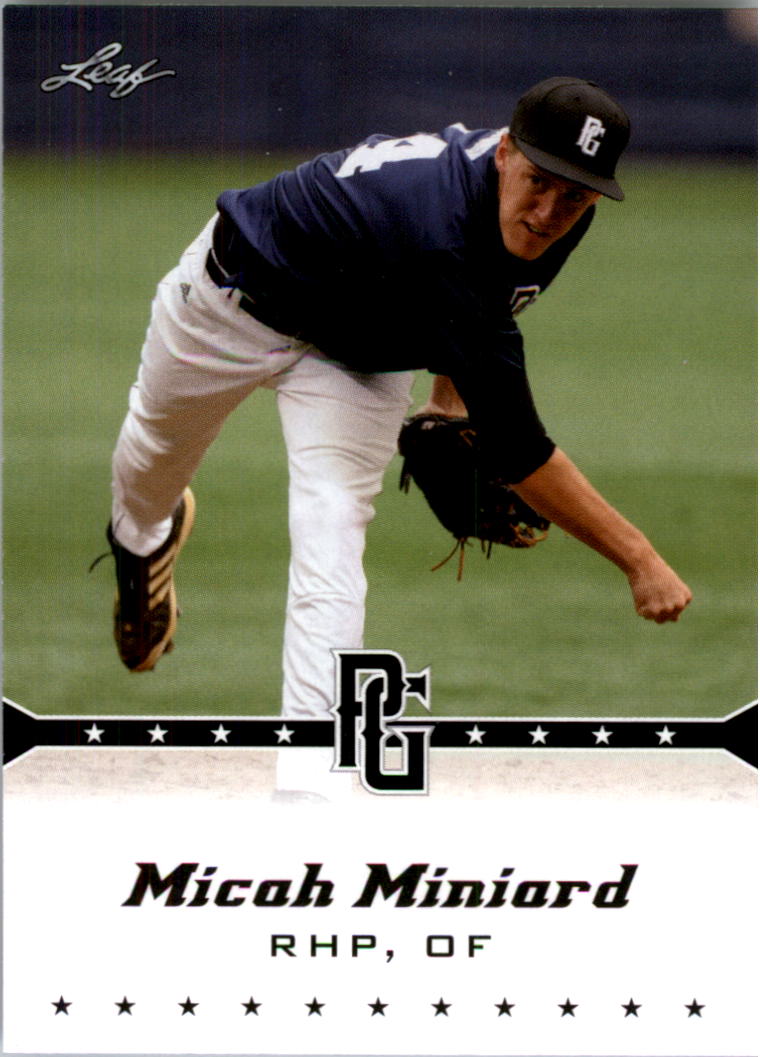 2013 Leaf Perfect Game #215 Micah Miniard