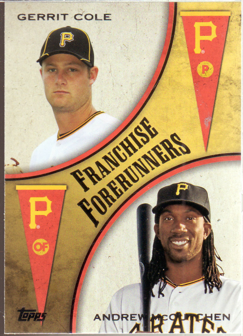 2013 Topps Update Franchise Forerunners #4 Andrew McCutchen/Gerrit Cole