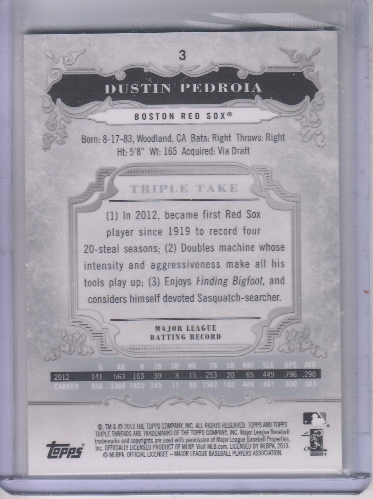 B3000- 2013 Topps Triple Threads Baseball #s 1-100 -You Pick- 15+ FREE US SHIP - Picture 5 of 125