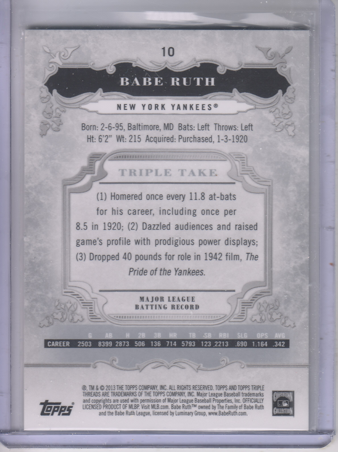 B3000- 2013 Topps Triple Threads Baseball #s 1-100 -You Pick- 15+ FREE US SHIP - Picture 13 of 125
