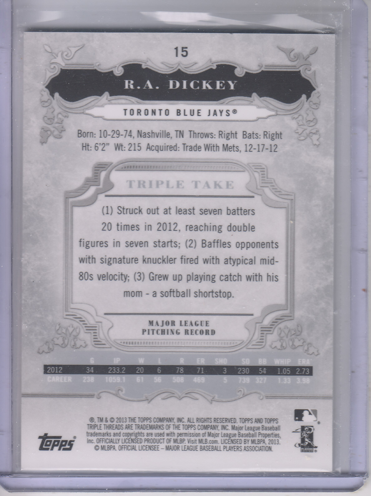 B3000- 2013 Topps Triple Threads Baseball #s 1-100 -You Pick- 15+ FREE US SHIP - Picture 21 of 125