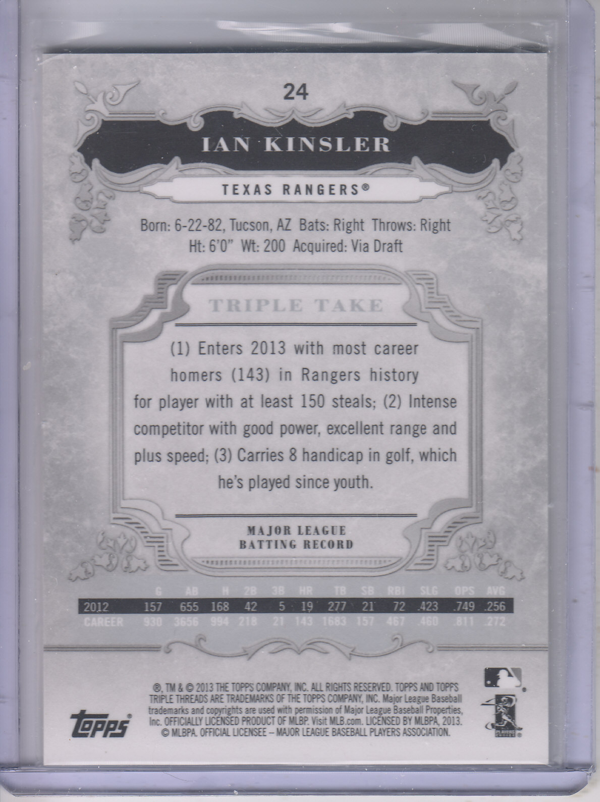 B3000- 2013 Topps Triple Threads Baseball #s 1-100 -You Pick- 15+ FREE US SHIP - Picture 33 of 125