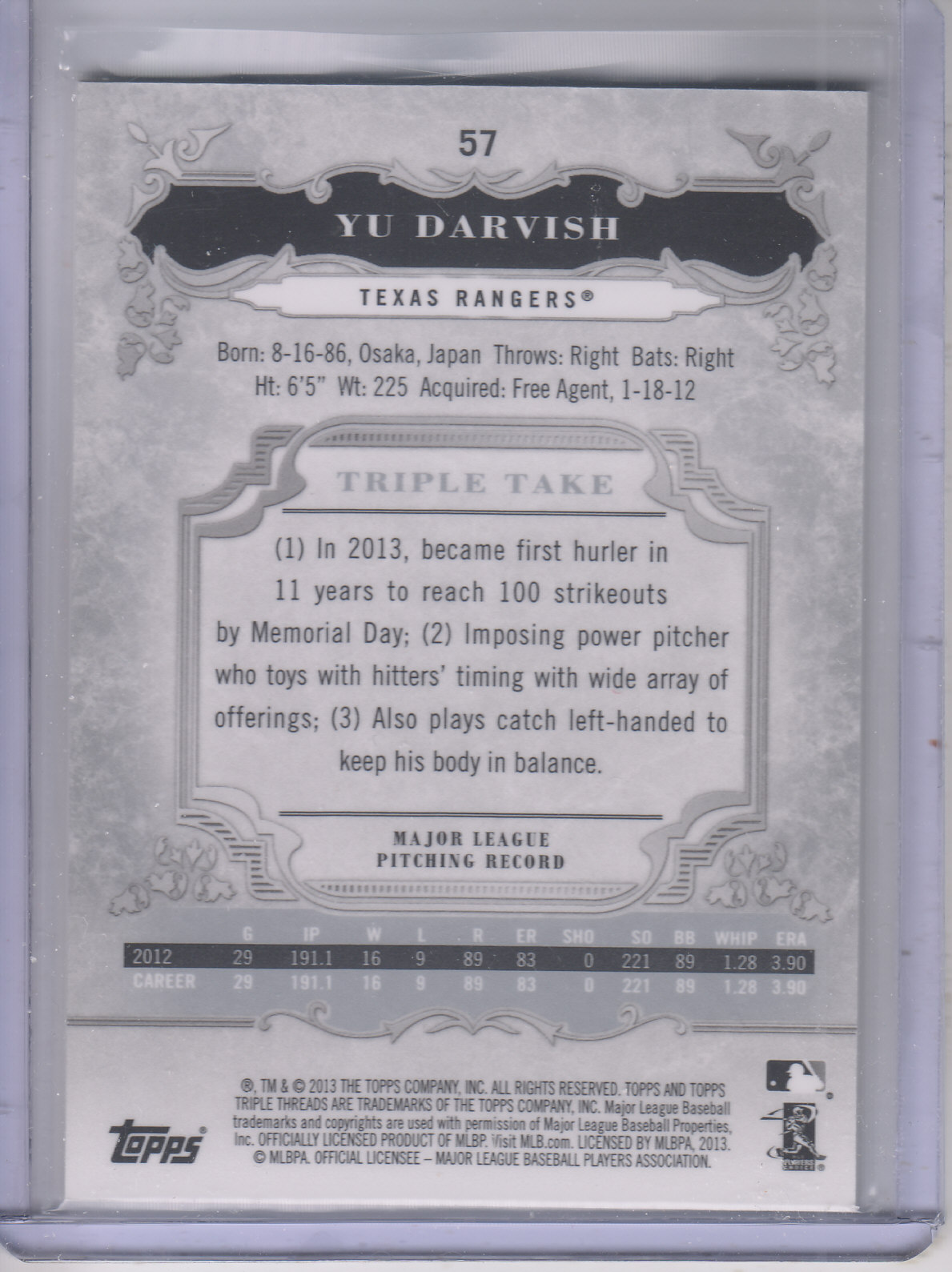 B3000- 2013 Topps Triple Threads Baseball #s 1-100 -You Pick- 15+ FREE US SHIP - Picture 75 of 125