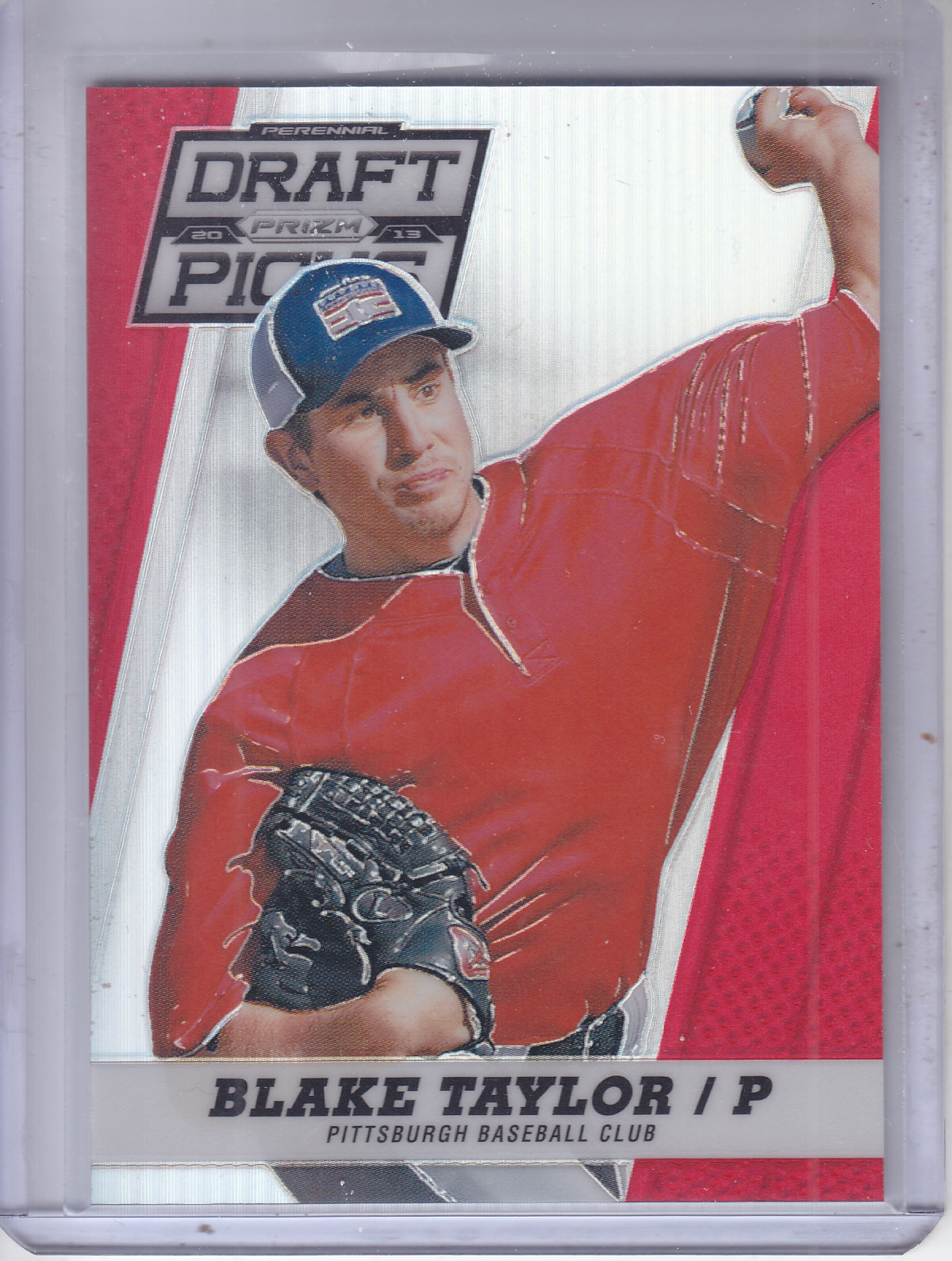 2013 Panini Prizm Perennial Draft Picks Red Prizms #88 Blake Taylor
