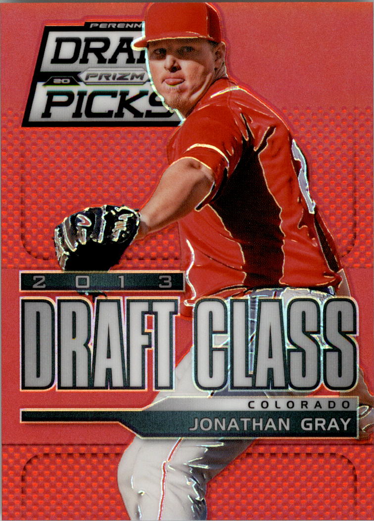 2013 Panini Prizm Perennial Draft Picks Red Prizms #103 Jonathan Gray DC