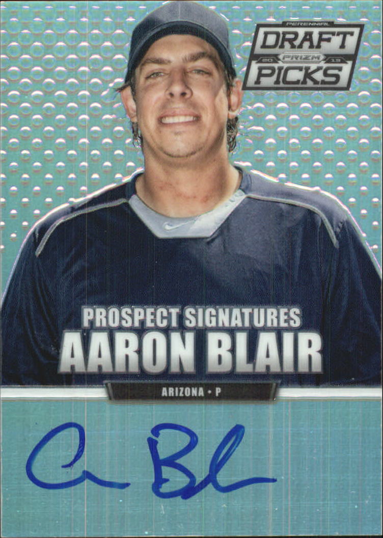 2013 Panini Prizm Perennial Draft Picks Prospect Signatures Prizms #40 Aaron Blair