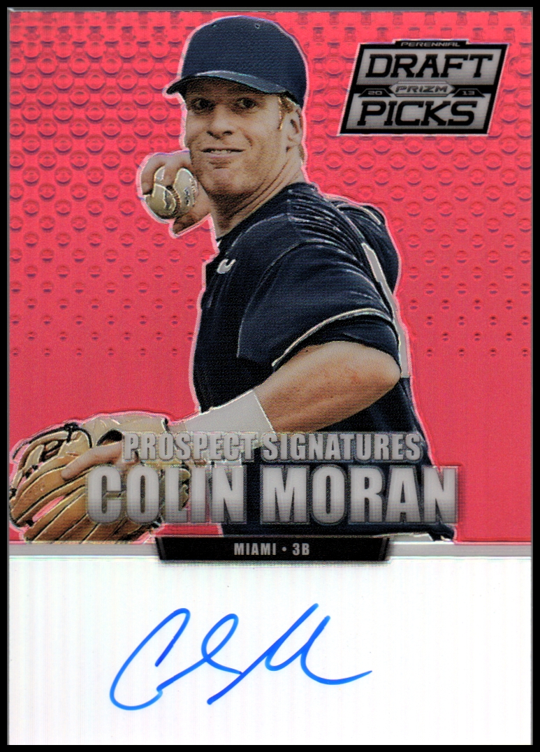 2013 Panini Prizm Perennial Draft Picks Prospect Signatures Red Prizms #5 Colin Moran