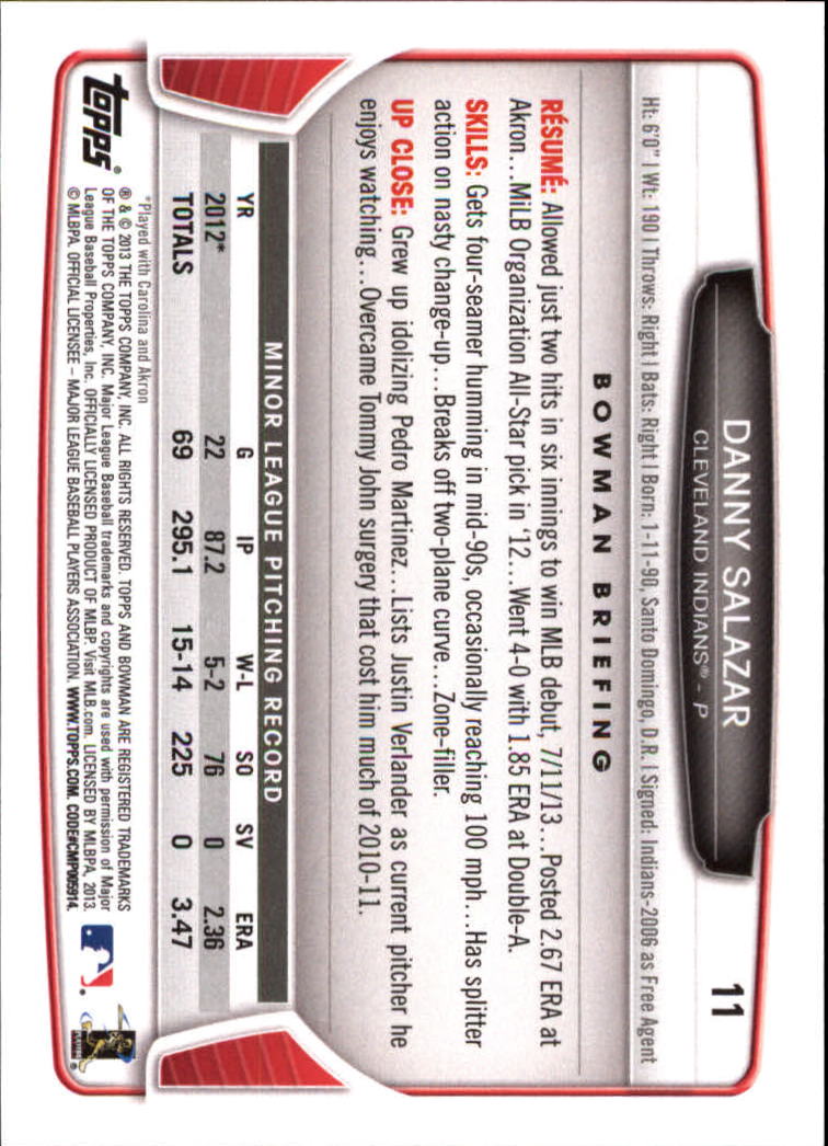 2013 Bowman Draft Baseball Card Pick (Base) - Picture 23 of 91