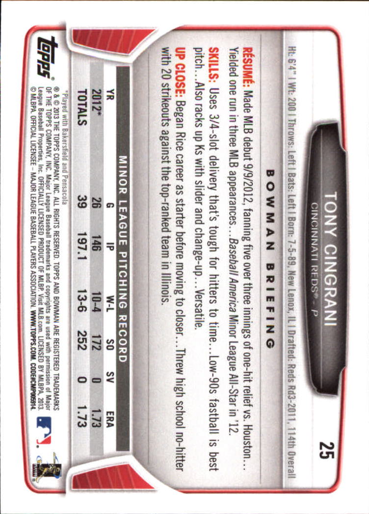 2013 Bowman Draft Baseball Card Pick (Base) - Picture 51 of 91