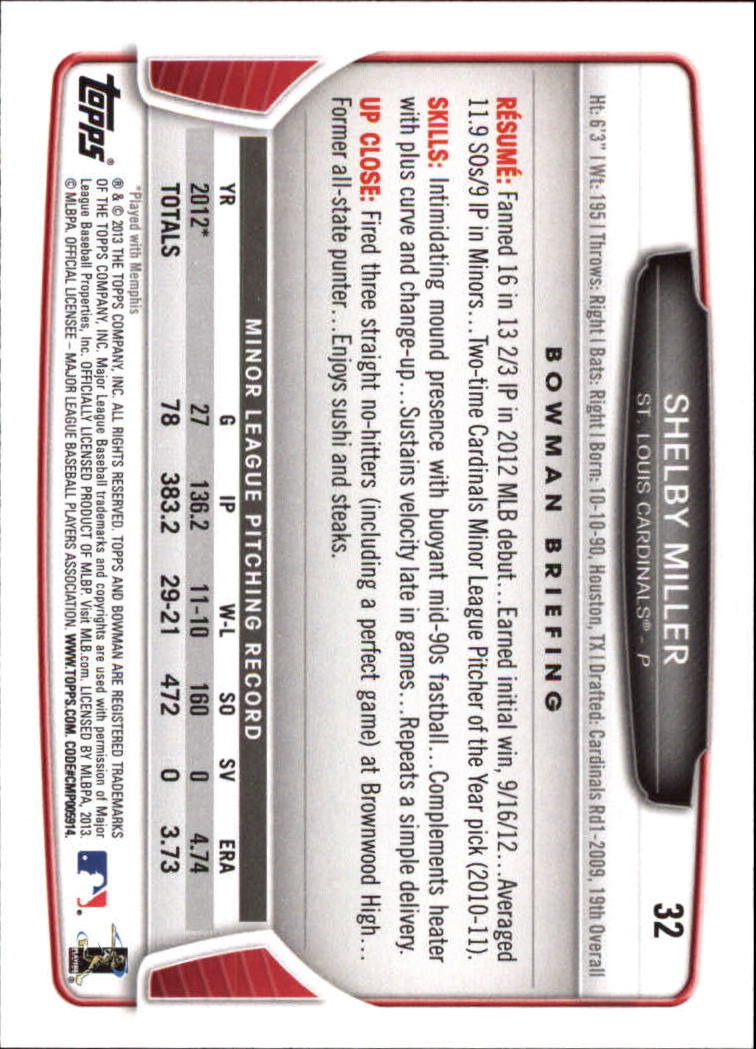 2013 Bowman Draft Baseball Card Pick (Base) - Picture 65 of 91