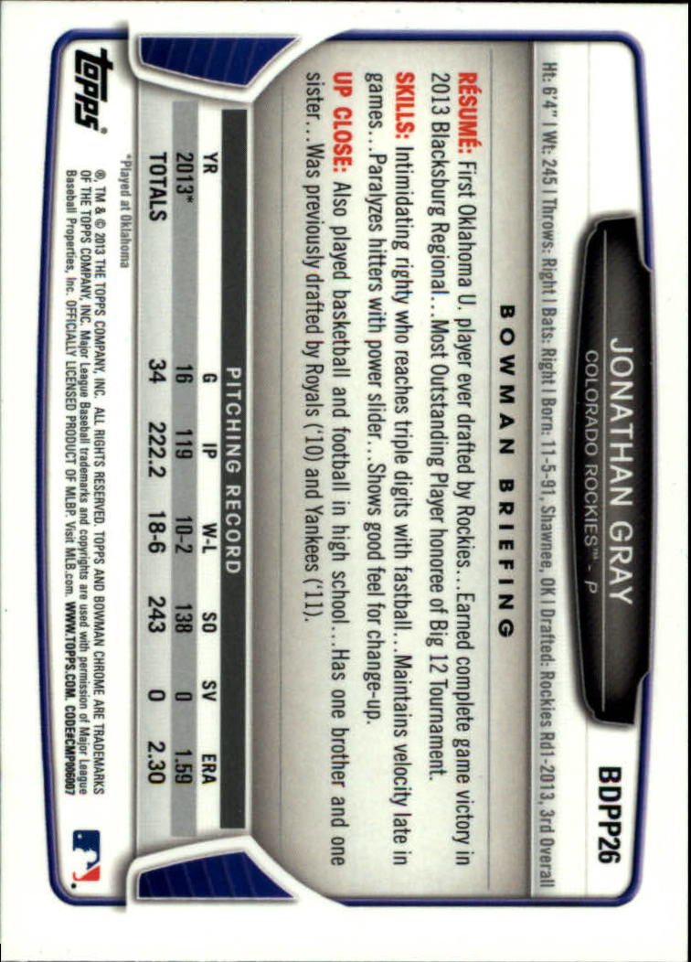 2013 Bowman Chrome Draft Draft Picks Baseball (Pick Card From List) C11 02-25 - Picture 41 of 237