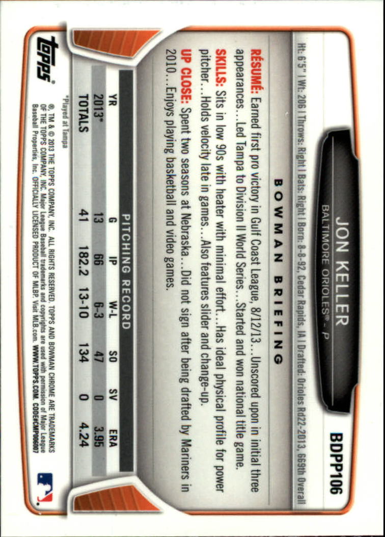 2013 Bowman Chrome Draft Draft Picks Baseball (Pick Card From List) C11 02-25 - Picture 189 of 237