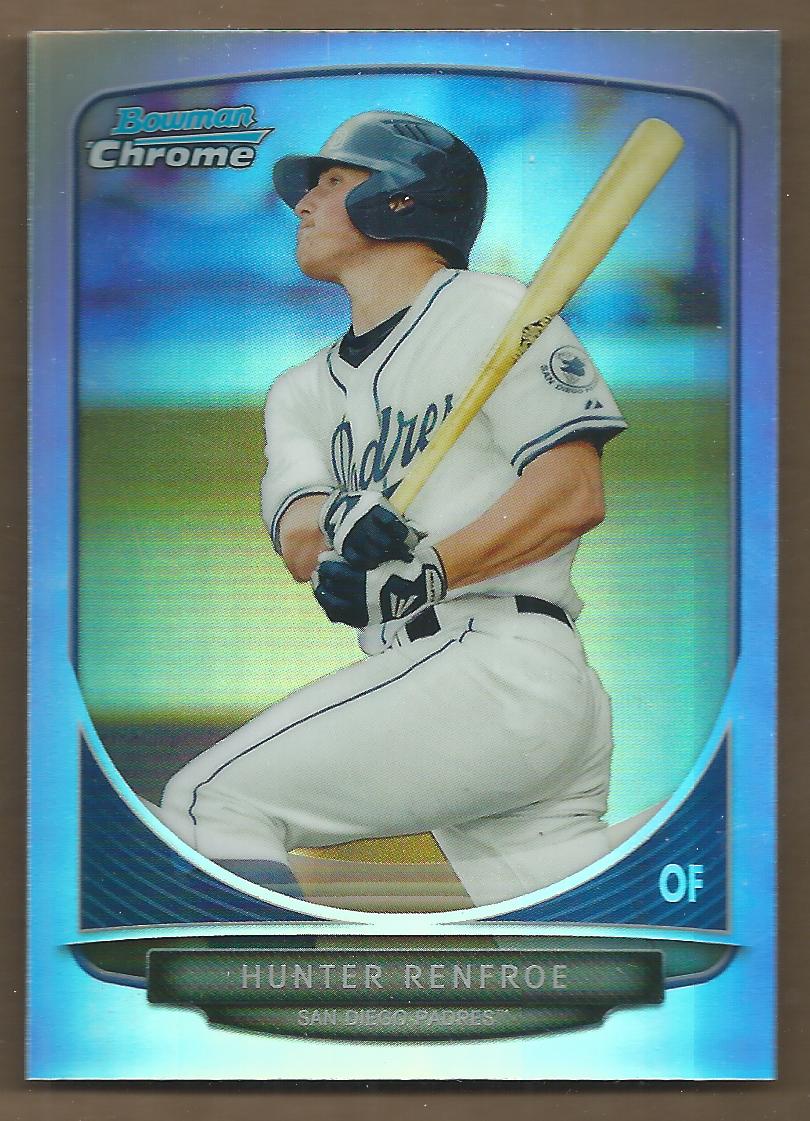 2013 Bowman Chrome Draft Draft Picks Refractors #BDPP16 Hunter Renfroe