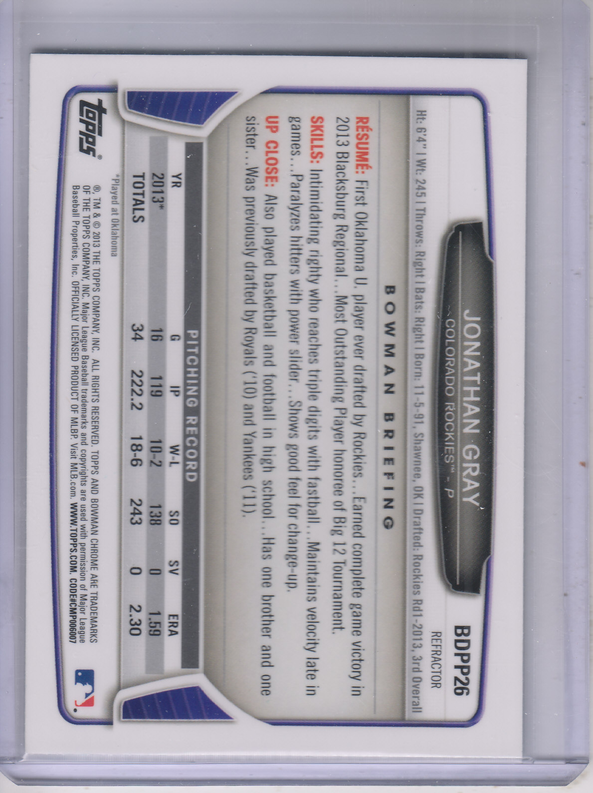 B2108- 2013 Bowman Chrome Draft Refractors BB Cards -You Pick- 15+ FREE US SHIP - Picture 33 of 347