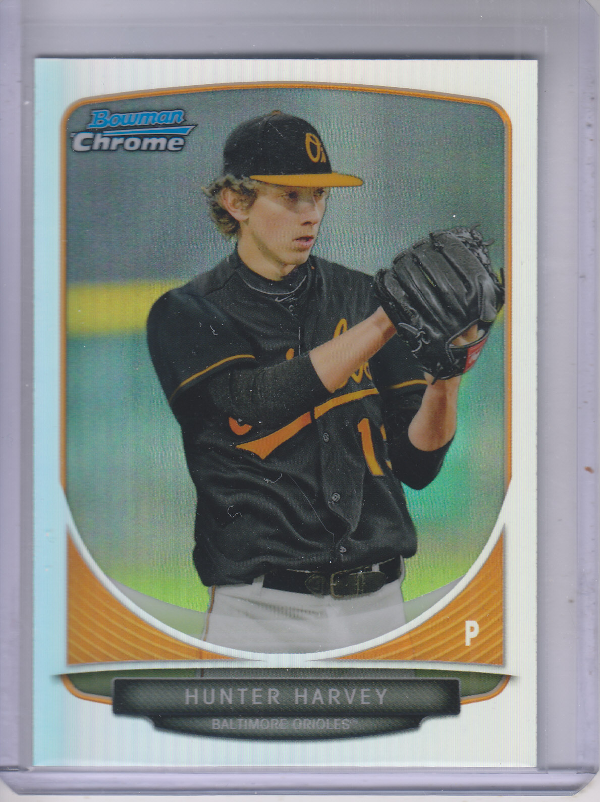 2013 Bowman Chrome Draft Draft Picks Refractors #BDPP33 Hunter Harvey