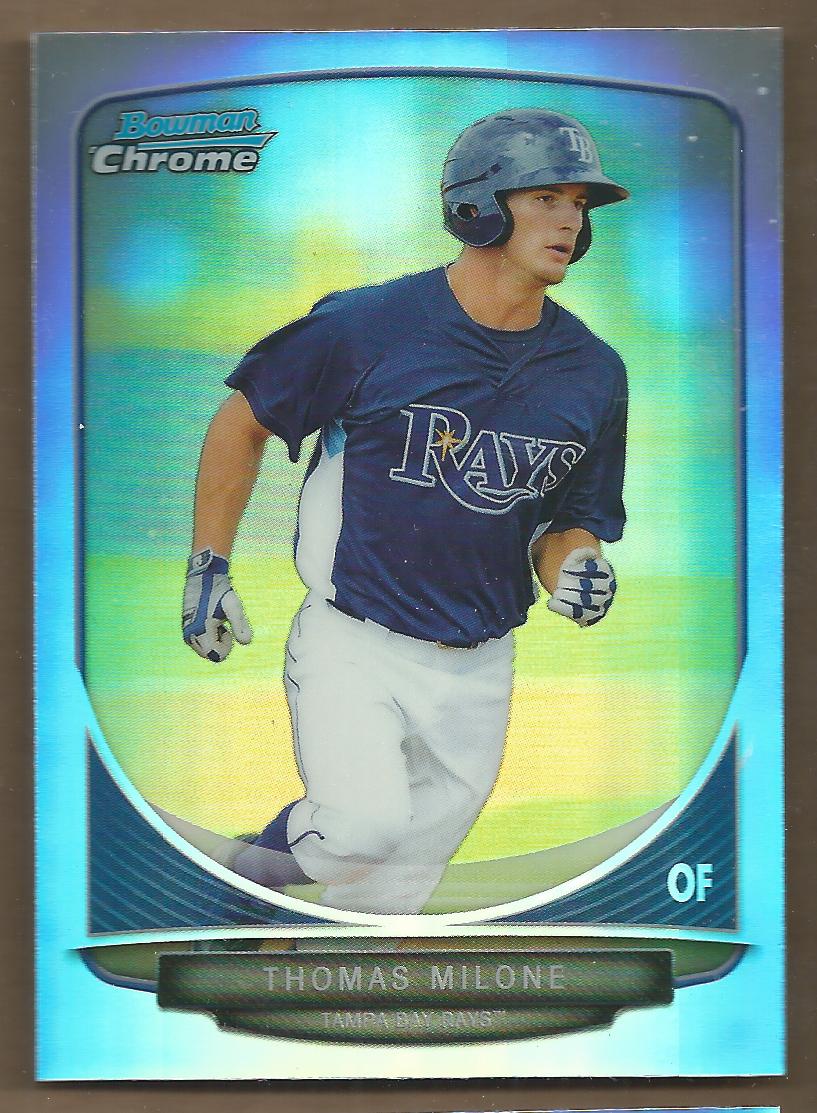 2013 Bowman Chrome Draft Draft Picks Refractors #BDPP42 Thomas Milone