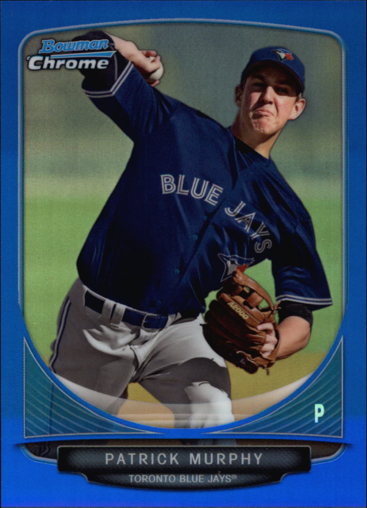 2013 Bowman Chrome Draft Draft Picks Blue Refractors #BDPP47 Patrick Murphy