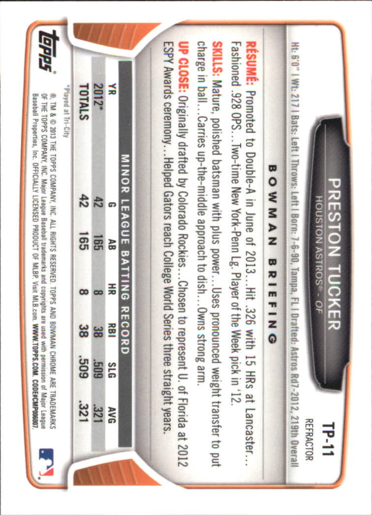 B2108- 2013 Bowman Chrome Draft Refractors BB Cards -You Pick- 15+ FREE US SHIP - Picture 303 of 347