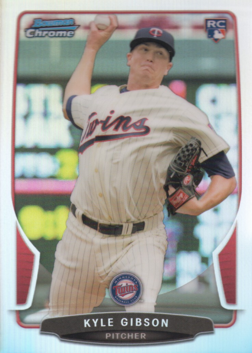 2013 Bowman Chrome Draft Refractors #22 Kyle Gibson