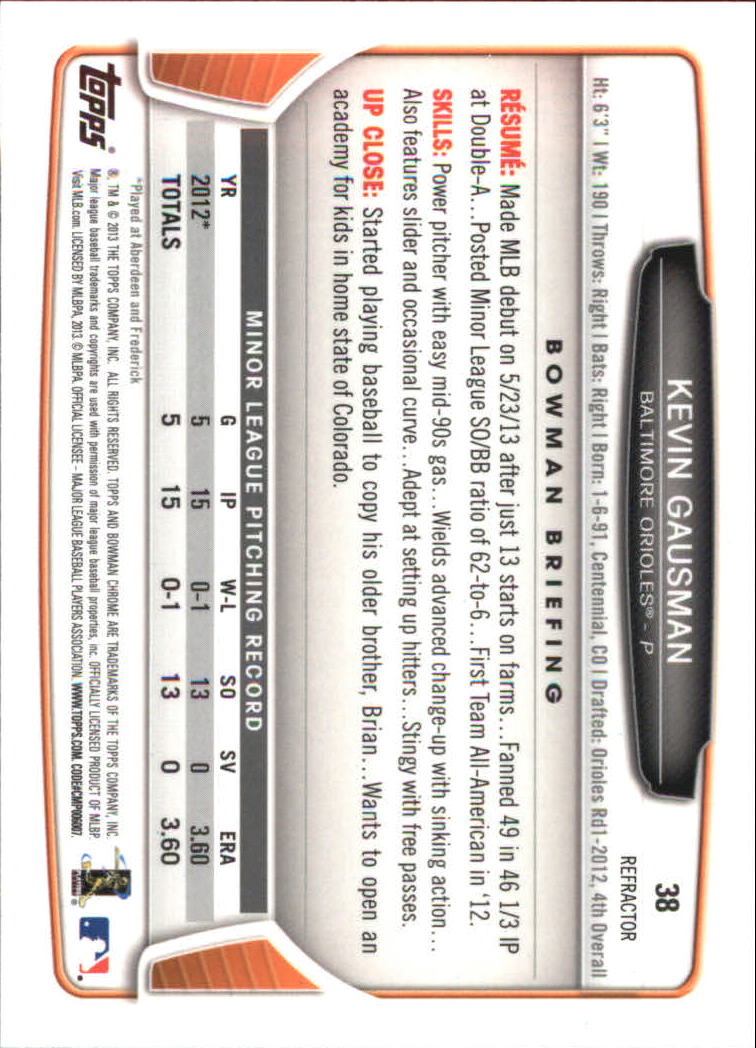B2108- 2013 Bowman Chrome Draft Refractors BB Cards -You Pick- 15+ FREE US SHIP - Picture 278 of 347