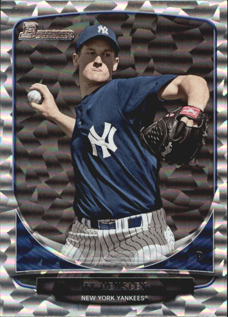 2013 Bowman Draft Top Prospects Silver Ice #TP23 Ty Hensley
