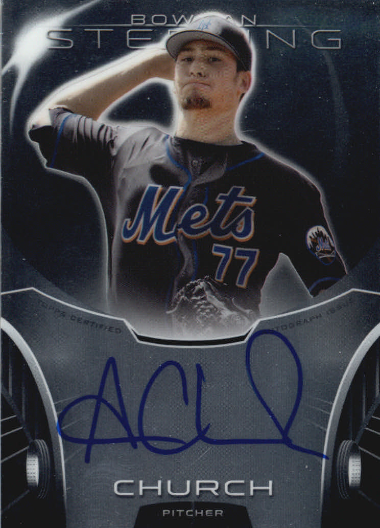 2013 Bowman Sterling Prospect Autographs #AC Andrew Church