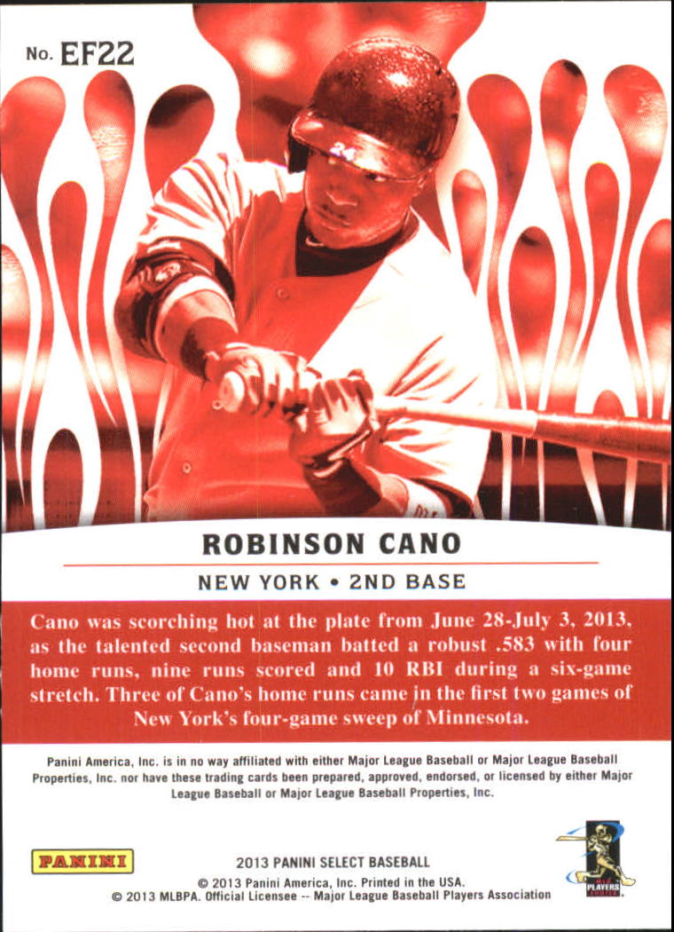 2013 Select En Fuego #EF22 Robinson Cano
