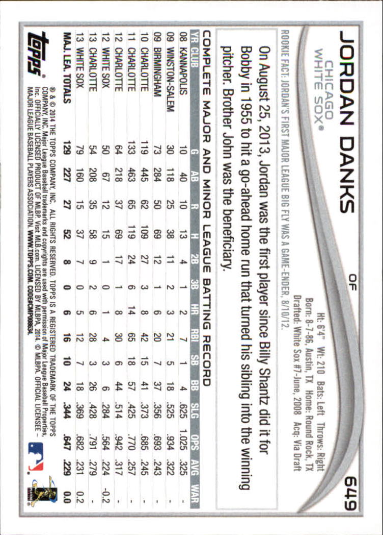 B5365- 2014 Topps Baseball Cards 434-661 +Rookies -You Pick- 15+ FREE US SHIP - Picture 405 of 425