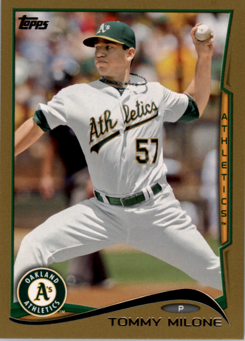 2014 Topps Gold #572 Tommy Milone