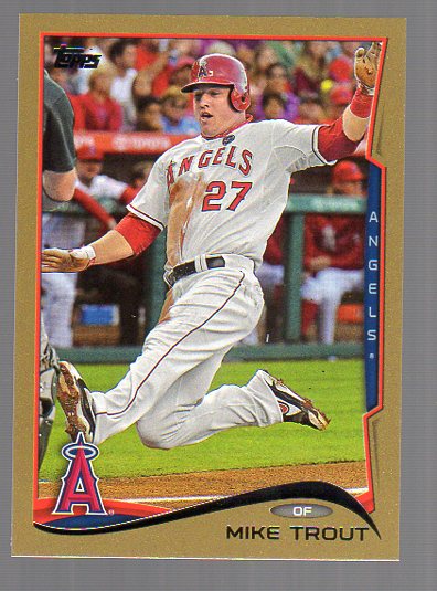 B5365- 2014 Topps Gold Baseball Card #s 1-250 -You Pick- 15+ FREE US SHIP