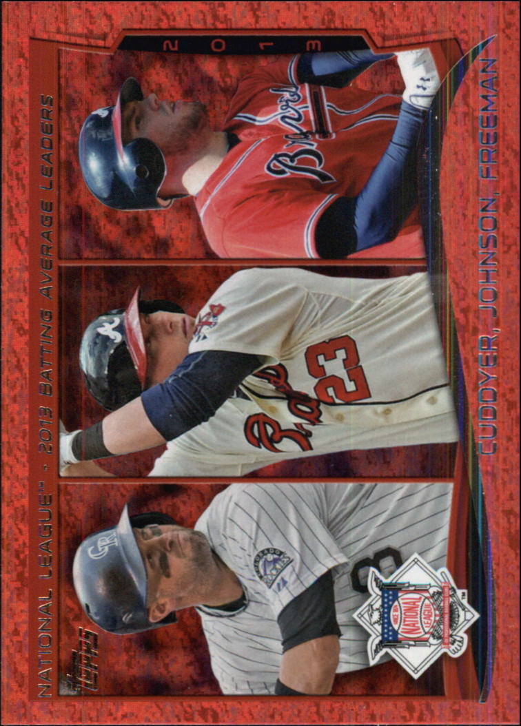 2014 Topps Baseball Red Foil Parallel Singles - You Choose