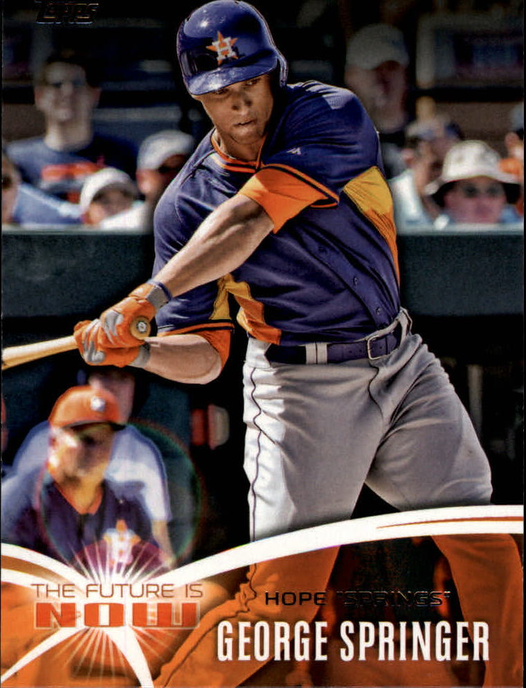 2014 Topps The Future is Now #FNGS1 George Springer UPD