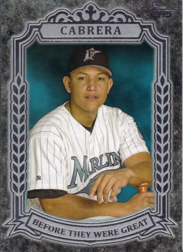 2014 Topps Before They Were Great #BG29 Miguel Cabrera