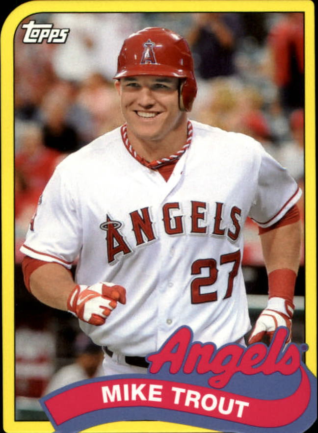 2014 Topps '89 Topps Die Cut Minis #TM28 Mike Trout