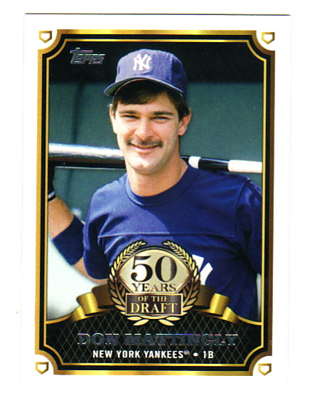 2014 Topps 50 Years of the Draft #50YD4 Don Mattingly