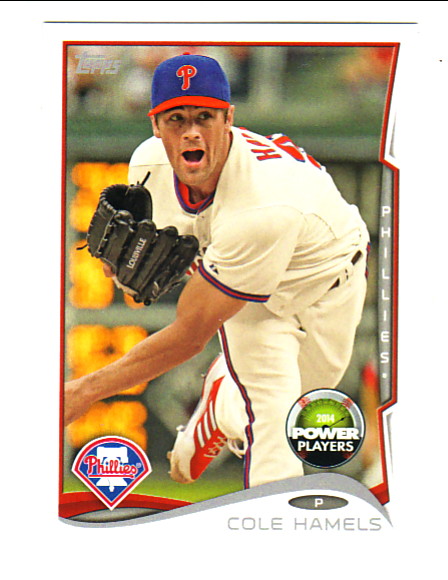 2014 Topps Power Players #PP2 Cole Hamels