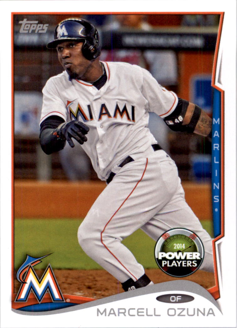 2014 Topps Power Players #PP75 Marcell Ozuna