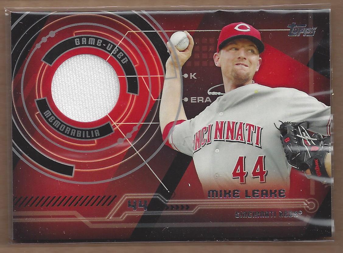 2014 Topps Trajectory Relics #TRML Mike Leake S2