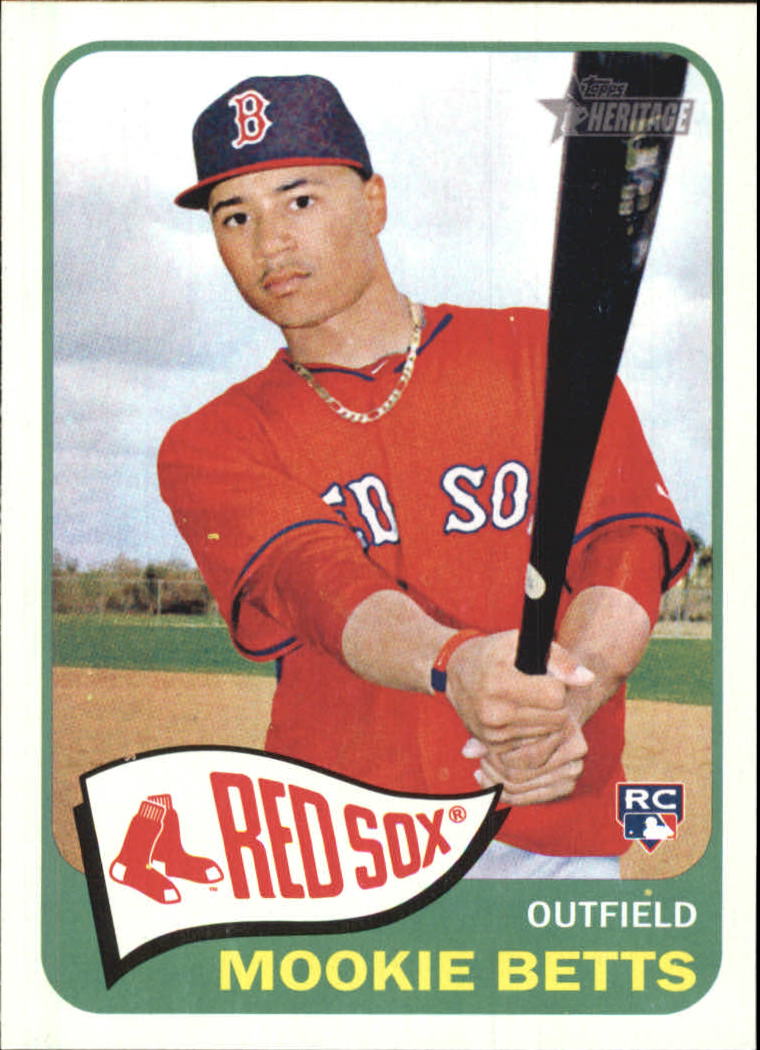 2014 Topps Heritage #H558 Mookie Betts RC