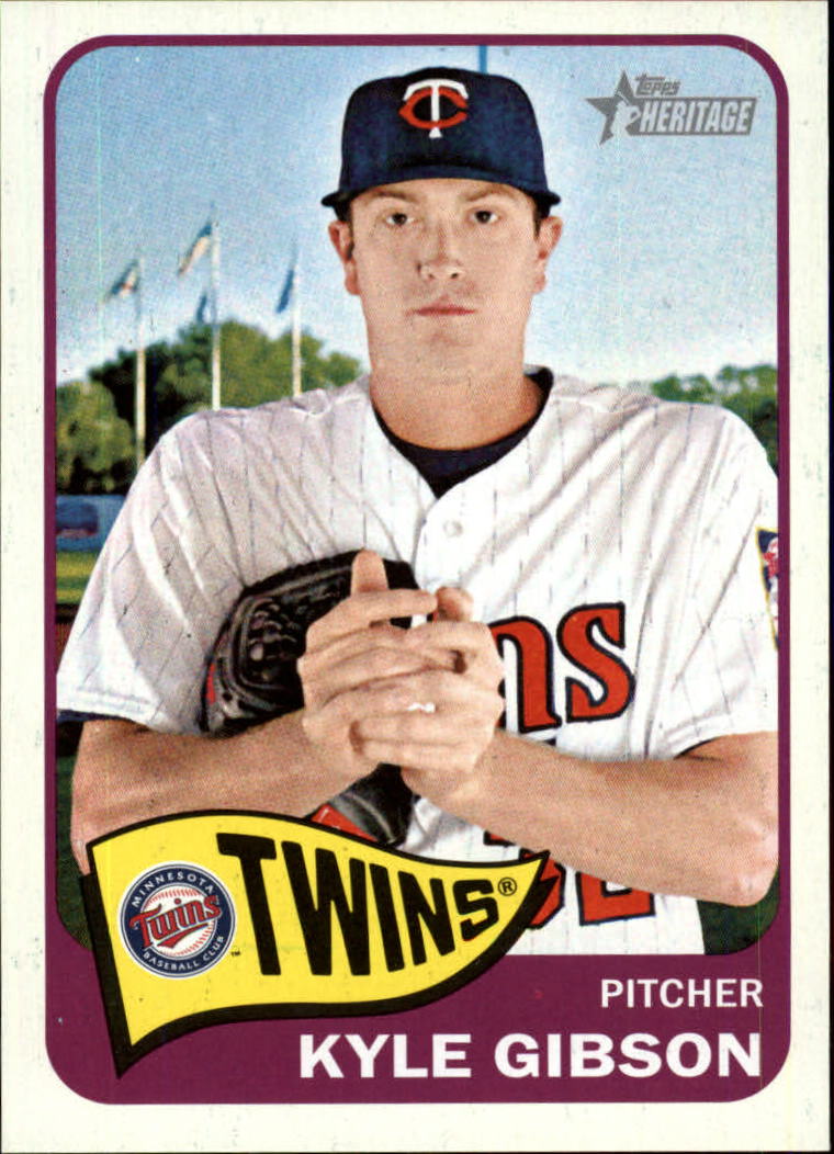 2014 Topps Heritage #89 Kyle Gibson
