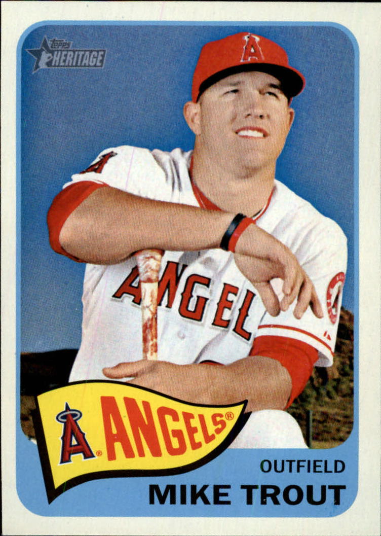 2014 Topps Heritage #250A Mike Trout