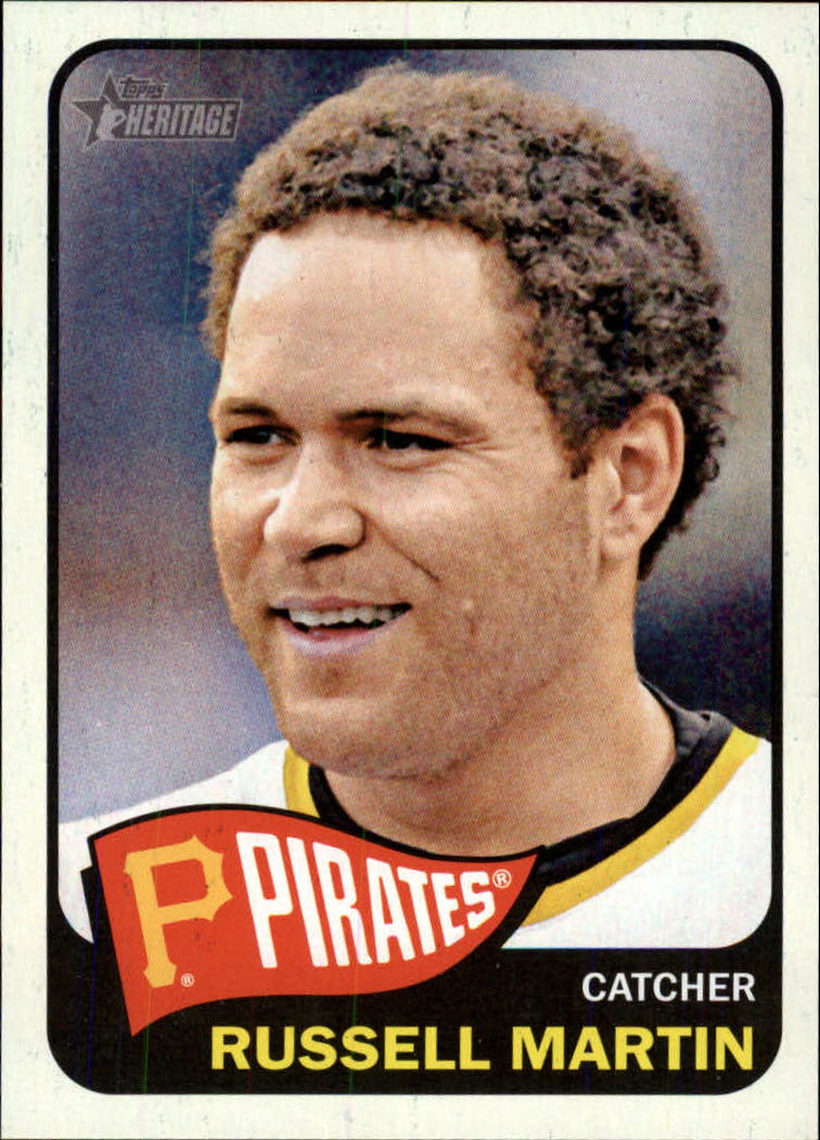 2014 Topps Heritage #343 Russell Martin